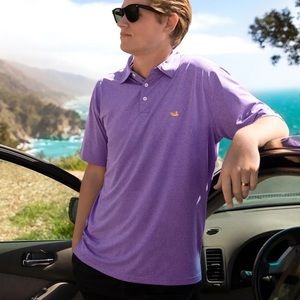 Southern Marsh - Barstool Sports polo NWT LSU Azore purple XL